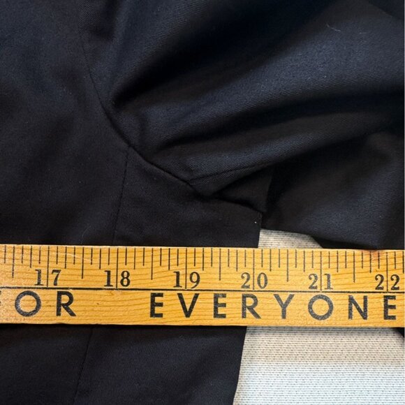 7th Avenue New York & Company Womens Blazer Size 14 Black Double Button Workwear - Picture 7 of 10